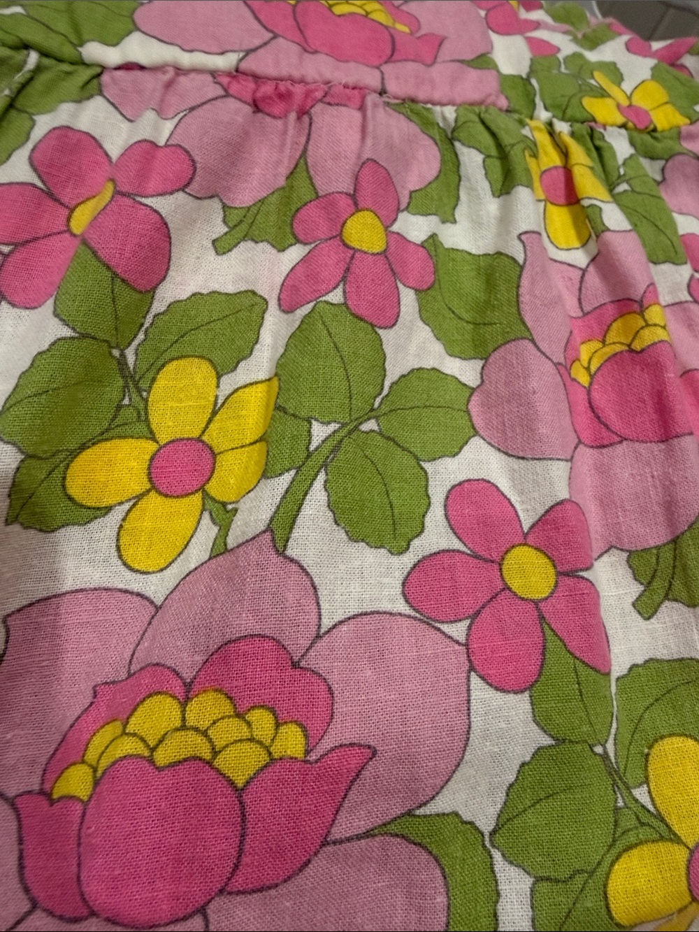 Show Me Your MuMu Pink and Green Floral Puff-Sleeve Cathy Maxi Dress - Picture 9 of 16